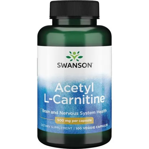 Swanson Acetyl L-Karnityny (ALC) 500mg - (100 kap)