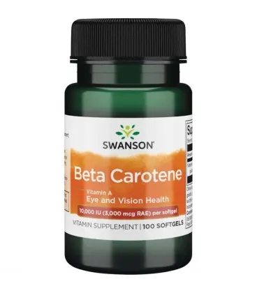 Swanson Beta Karoten 10.000 IU - (100 kap)