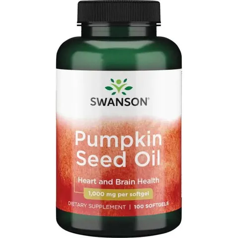 Swanson Pumpkin Seed Oil (olej z pestek dyni) 1000mg - (100 kap)