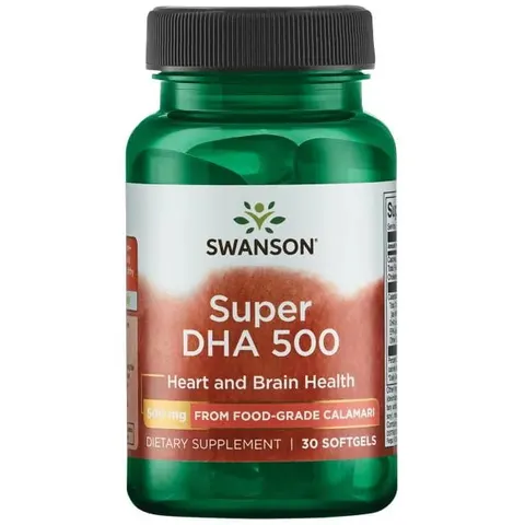 Swanson Super DHA 500mg - (30 kap)