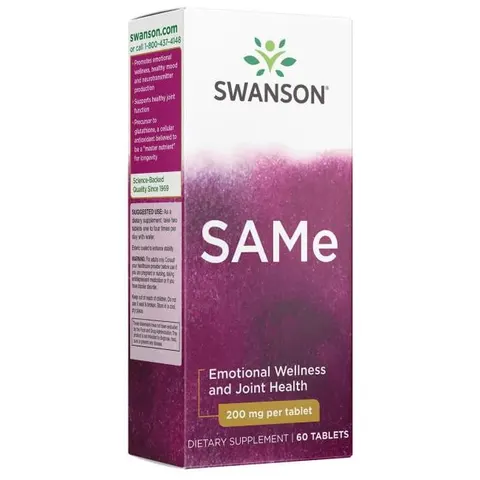 Swanson SAMe 200mg - (60 tab)