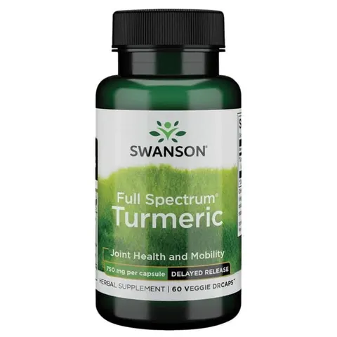 Swanson Turmeric (opóźnione wchłanianie) 750mg - (60 kap)