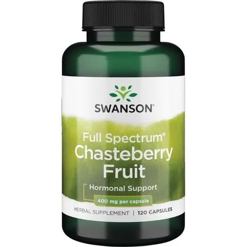 Swanson Chasteberry Fruit (Niepokalanek pospolity) 400mg - (120 kap)
