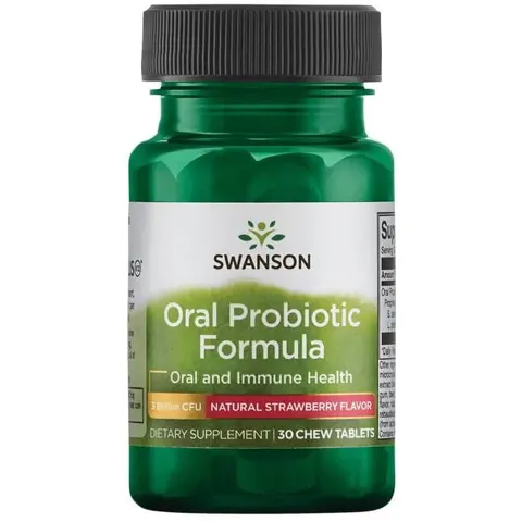 Swanson Oral Probiotyczna formuła dla jamy ustnej - (30 tab)
