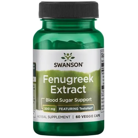 Swanson Testofen Fenugreek Extract (Kozieradka) 300mg - (60 kap)