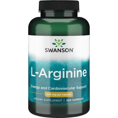 Swanson L-Arginina 500mg - (200 kap)