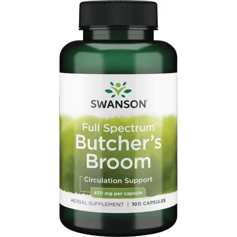 Swanson Butcher's Broom (Ruszczyk kolczasty) 470mg - (100 kap)