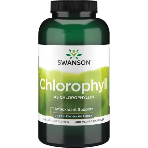 Swanson Chlorofil (Chlorophyll) 60mg - (300 kap)(data do 31.01.2027)