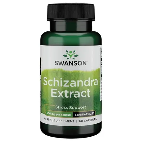 Swanson Schizandra Extract 500mg - (60 kap)