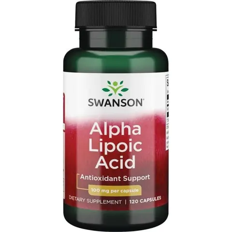 Swanson ALA (kwas alfa liponowy) 100mg - (120 kap)