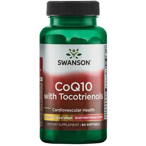 Swanson Koenzym Q10 200mg + tokotrienole 20mg - (60 kap)
