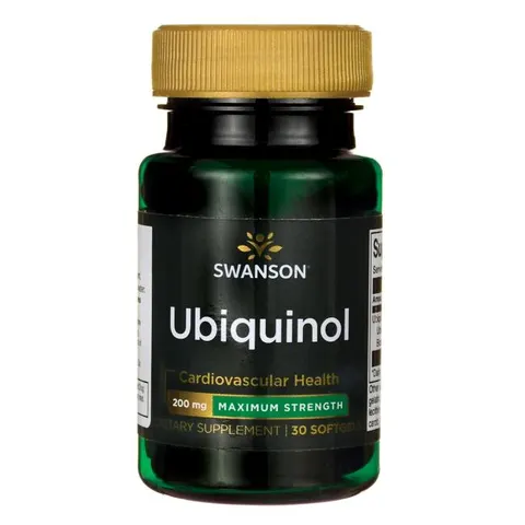 Swanson Ubiquinol (Ubichinol) 200mg - (30 kap)