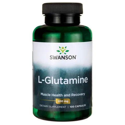 Swanson L-glutamina 500mg - (100 kap)