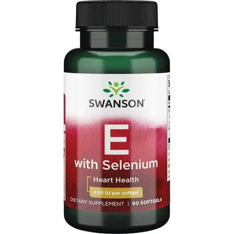 Swanson Witamina E & Selen - (90 kap)