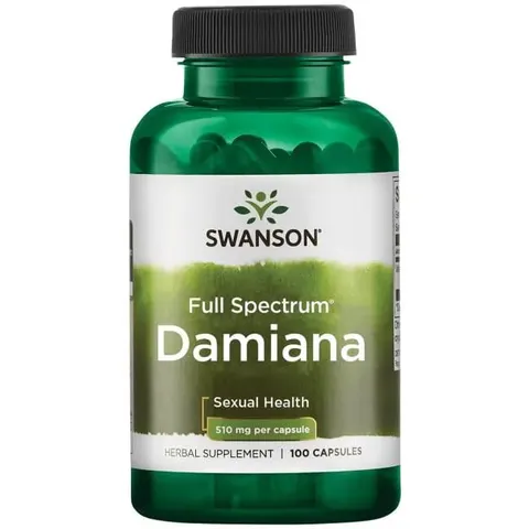 Swanson Damiana Leaves 510mg - (100 kap)