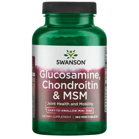 Swanson Glukozamina Chondroityna & MSM 125/100/50mg - (360 tab)