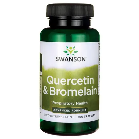Swanson Kwercetyna i Bromelina - (100 kap)