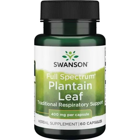 Swanson Full Spectrum Plantain 400mg - (60 kap)