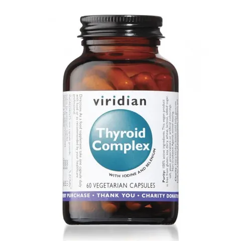 Viridian Thyroid Complex (Tarczyca Kompleks - vegan) (60 kap)
