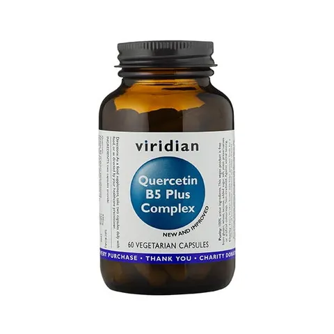Viridian Kwercetyna B5 Plus Bromelina - (60 kap)