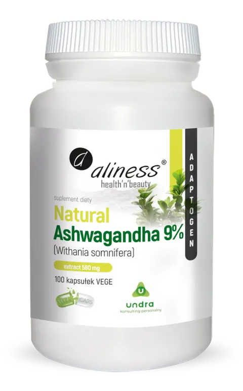 Aliness Naturalna Ashwagandha 550 mg (100 kap)