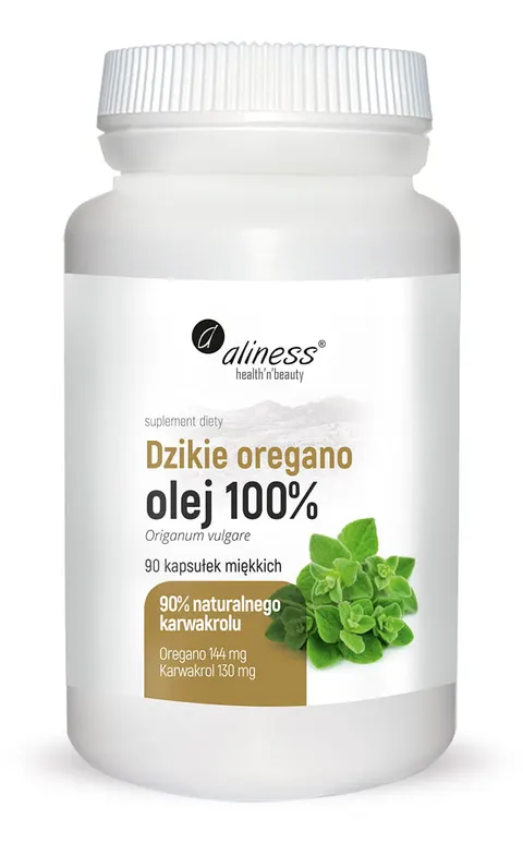 Aliness Dzikie oregano olej 100% (90 kap)