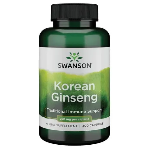 Swanson Ginseng - Żeń-Szeń 250mg (300 kap)
