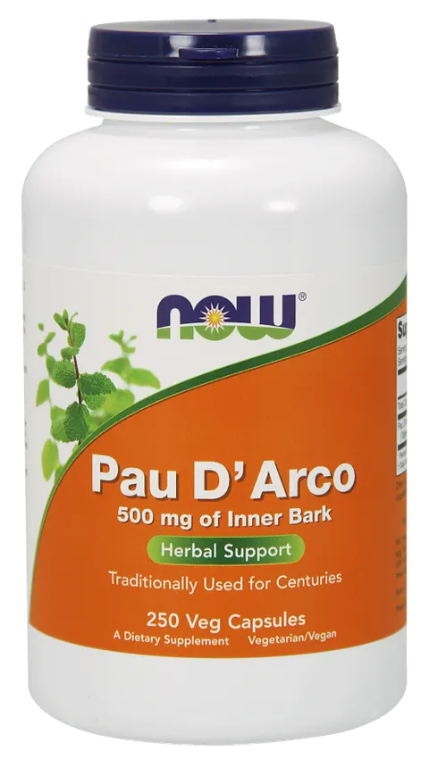 NOW Foods PAU DARCO 500 mg (250kap)