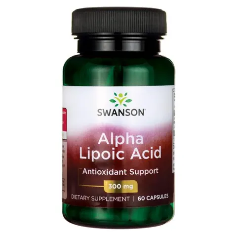 Swanson ALA (kwas alfa liponowy) 300mg - (60 kap)