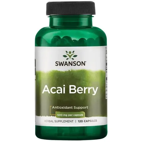 Swanson Acai owoce 500mg (120 kap)