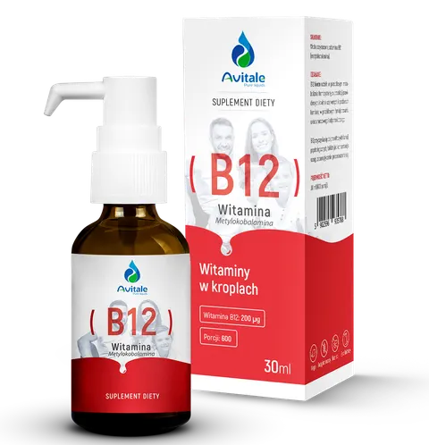 Avitale Witamina B12 Metylokobalamina 200 µg (30 ml)