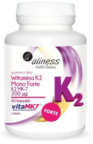 Aliness Witamina K2 Mono Forte 200mg (60 kap)