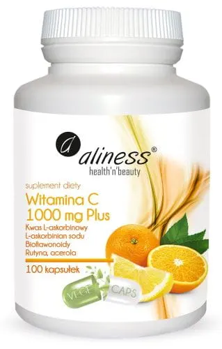 Aliness Witamina C 1000 mg Plus (100 kap)