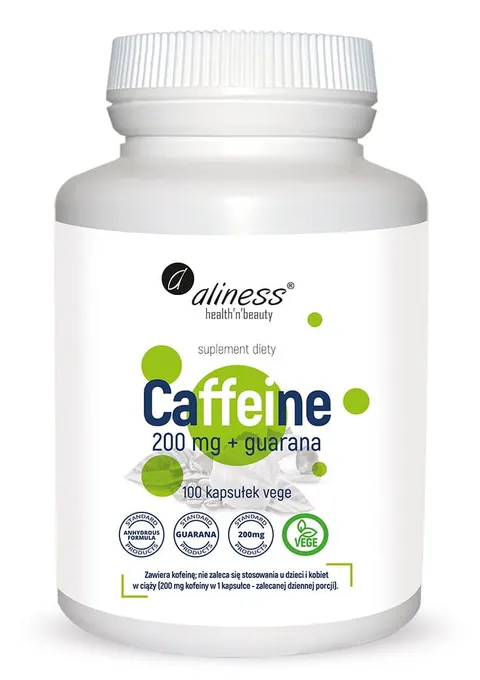 Aliness Caffeine 200 mg + guarana (100kap)