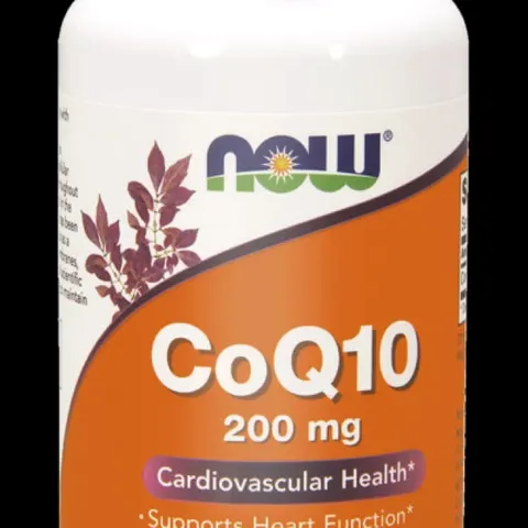 NOW Foods CoQ10 200 mg – Koenzym Q10 (60 kap)