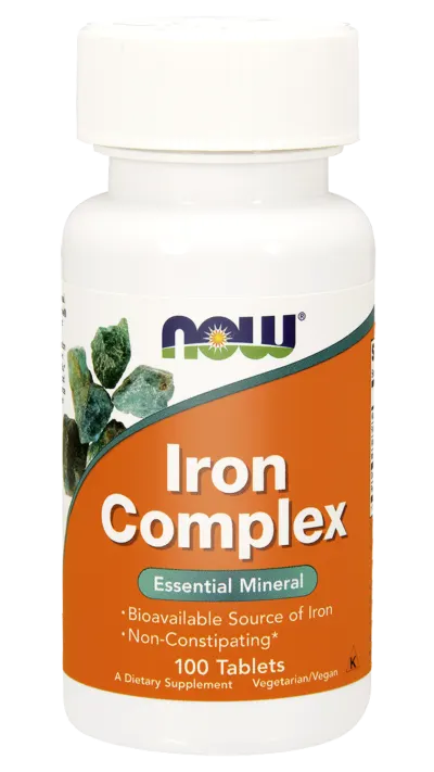 NOW Foods Iron Complex ( Żelazo ) (100 tab)