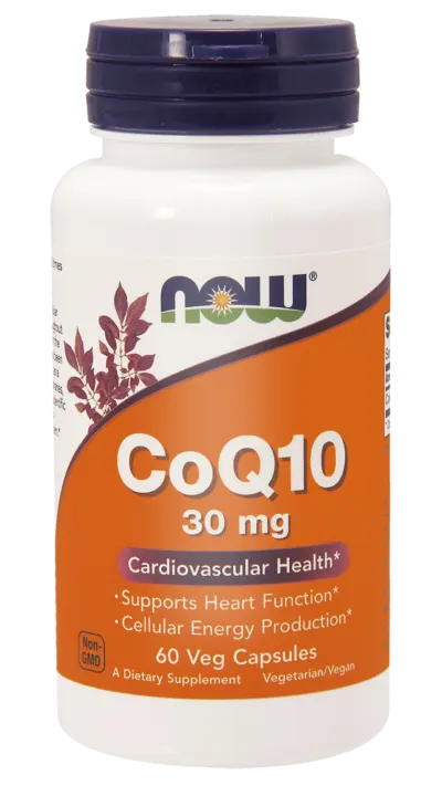 NOW Foods Koenzym Q10 30 mg (120 kap)