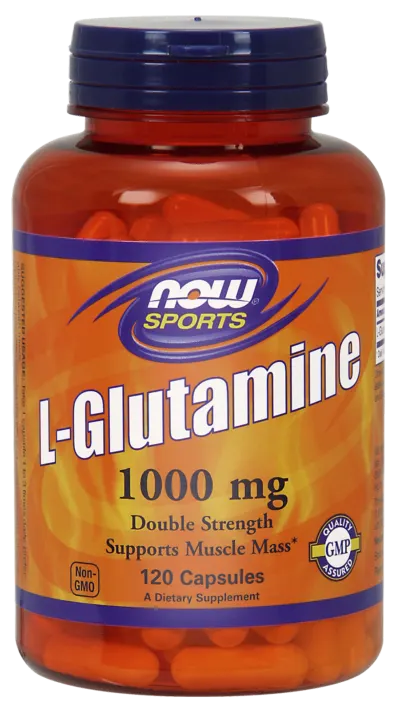 NOW Foods L- glutamina 1000 mg (120 kap)