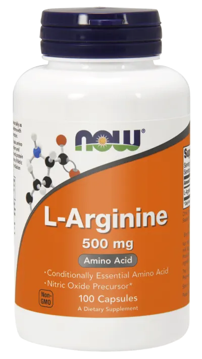 NOW Foods L-arginina 500mg (100 kap)