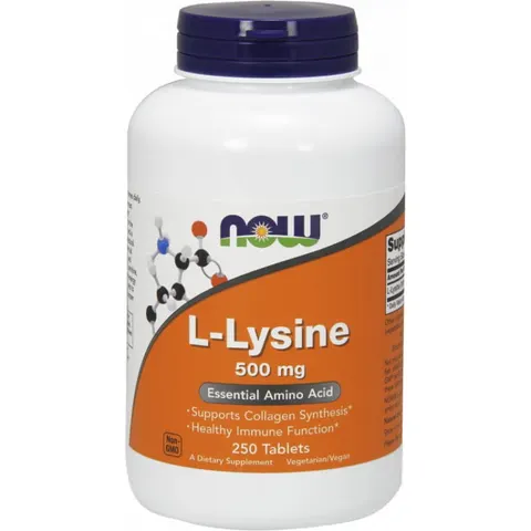 NOW Foods L-lizyna 500 mg Lizyna (250 tab)