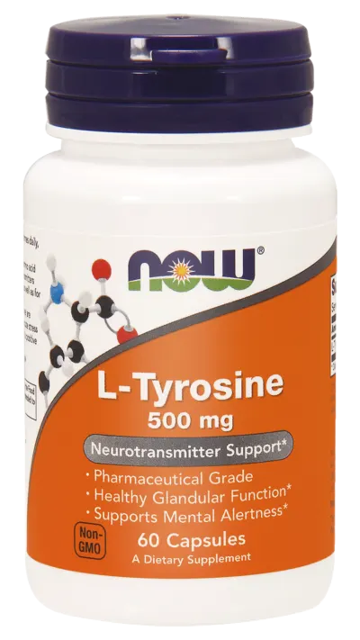 NOW Foods L-Tyrozyna 500mg (120kap)