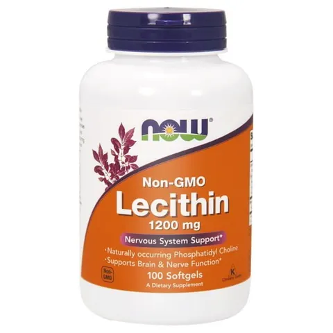 NOW Foods Lecytyna (bez GMO) 1200 mg (200 kap)