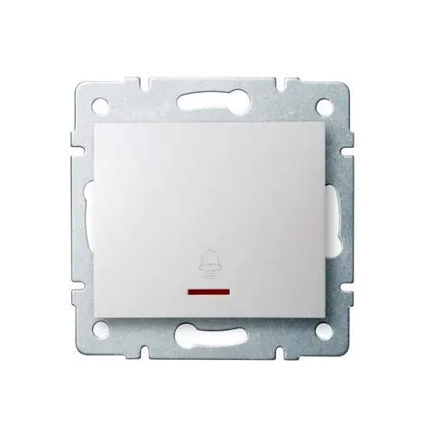 LOGI 02-1080-102 Łącznik zwierny dzwonek LED BIAŁY