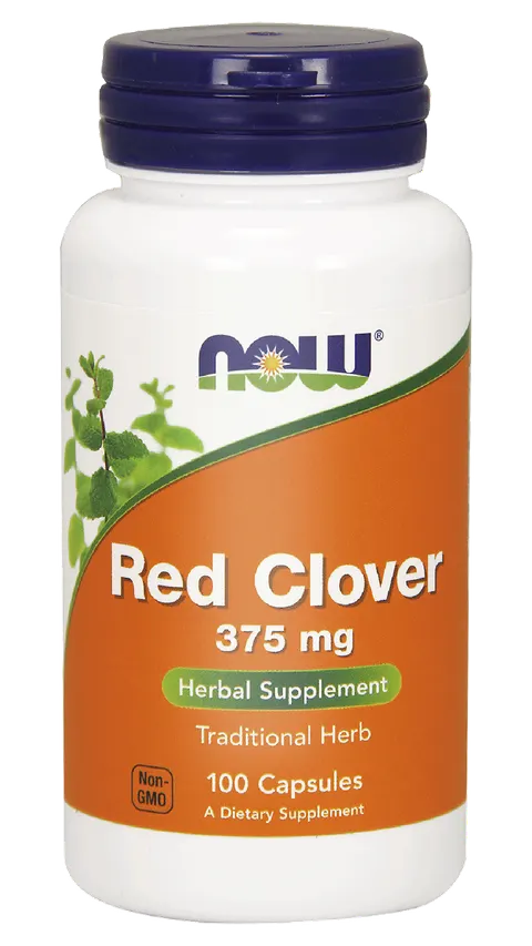 NOW Foods Red clover 375mg (100 kap)