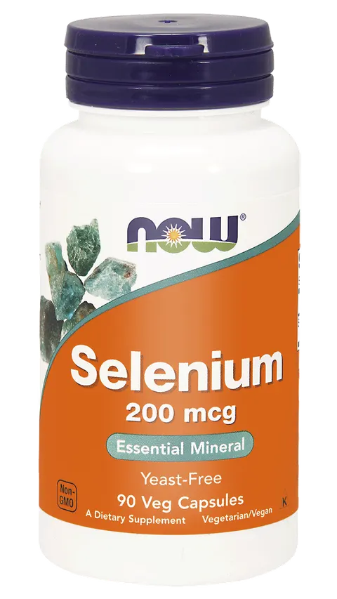 NOW Foods Selen 200mcg (180 kap)