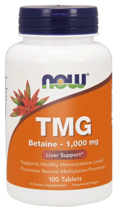 NOW Foods TMG 1,000 mg Betaina (100 kap)