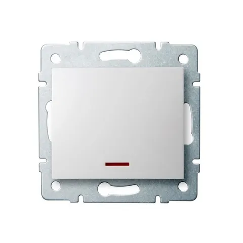 LOGI 02-1110-102 Łącznik jednobiegunowy LED BIAŁY