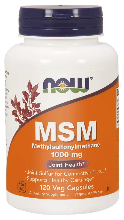 NOW Foods MSM – metylosulfonylometan 1000 mg (240 kap)