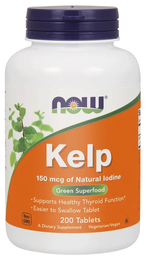 NOW Foods Kelp – Algi morskie (200 tab)