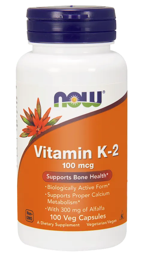 NOW Foods Witamina K2 100 mg (100 kap)